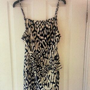 Leopard Print Spaghetti Strap Dress